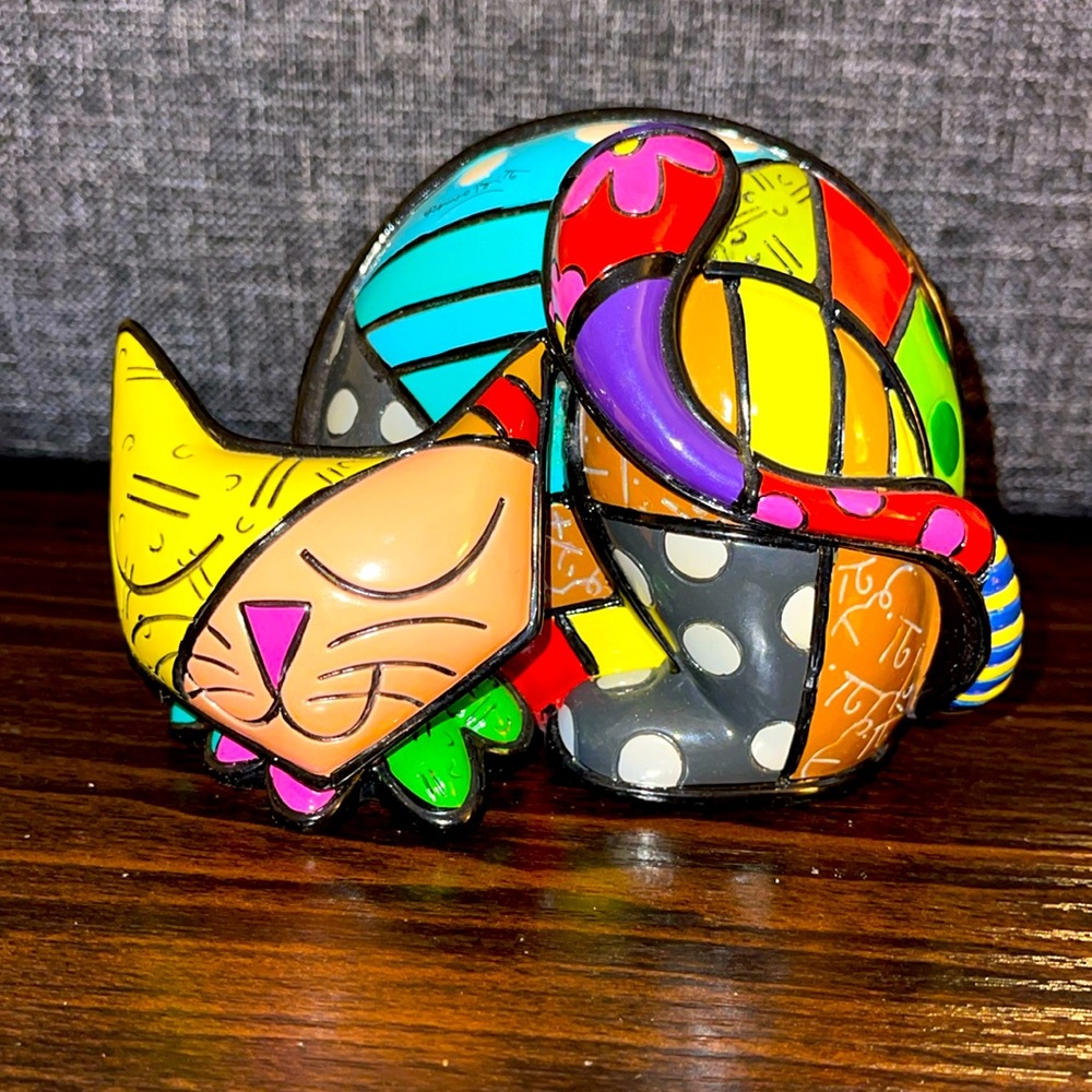 Romero Britto limited edition “Tim” cat